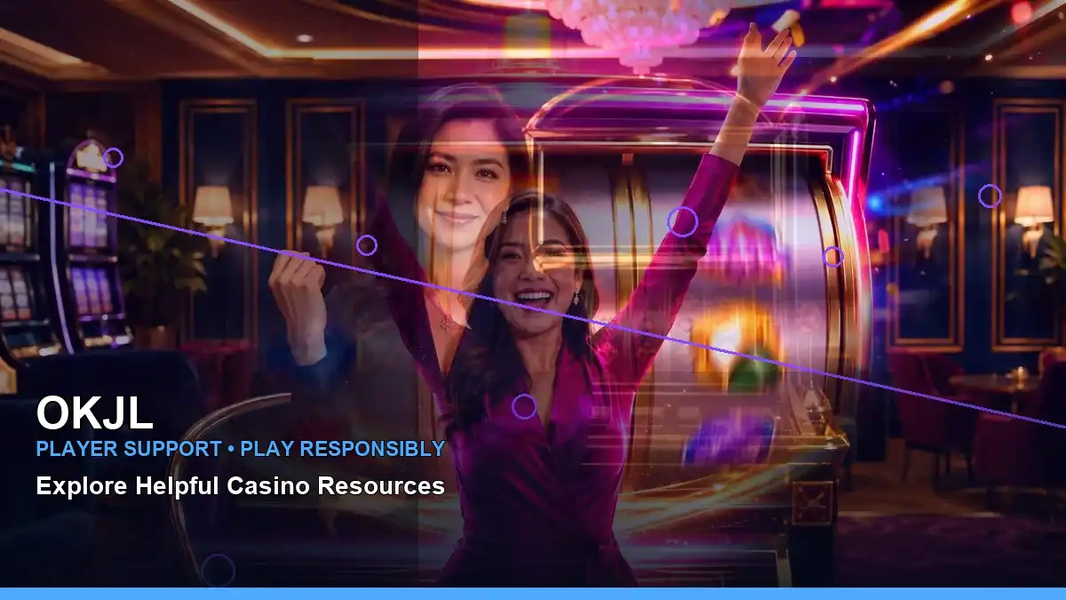 Mobile-friendly OKJL lobby featuring slots, live games, cards and more